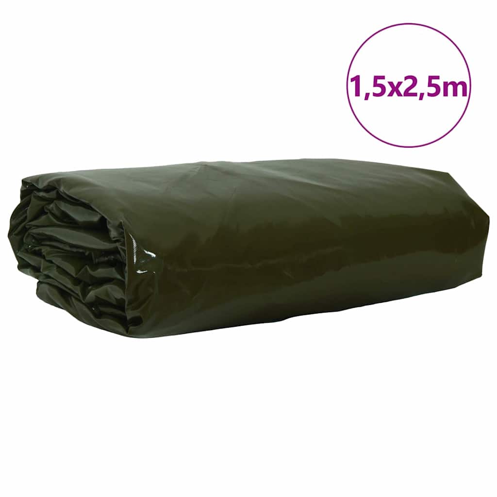 Cerada 650g / m² Maslinasto zelena 1,5 x 2,5 m