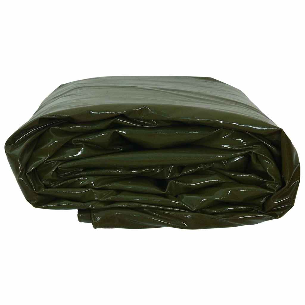 Cerada 650g / m² Maslinasto zelena 5 x 8 m Platno s PVC premazom