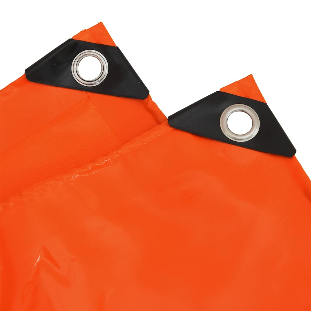Cerada 650g / m² Narančasta 1,5 x 2,5 m Platno s PVC premazom