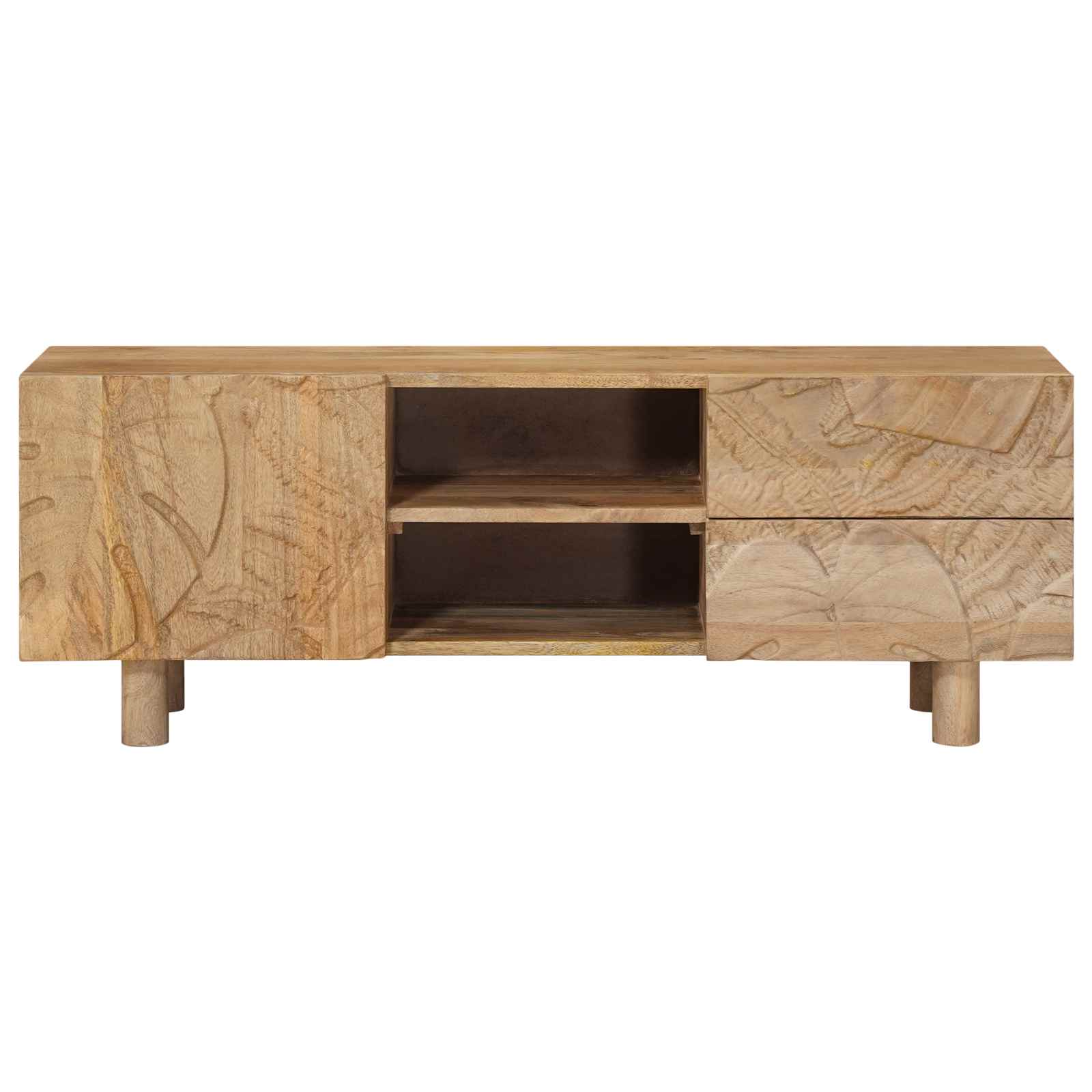TV ormar 110 x 30 x 40 cm Čvrsto Mango Drvo i Inženjersko Drvo