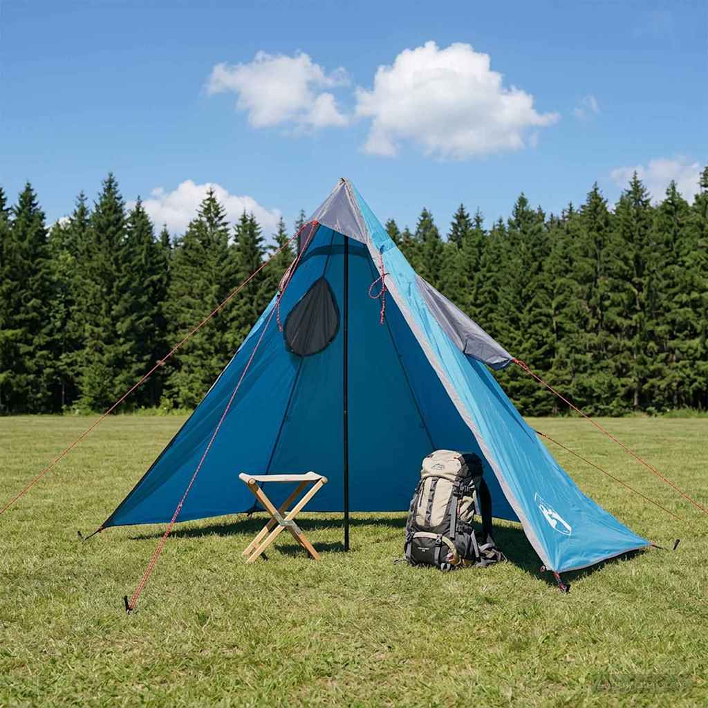 2-u-1 Kišni Pončo s Kapuljačom Plava 262 x 126 x 130 cm