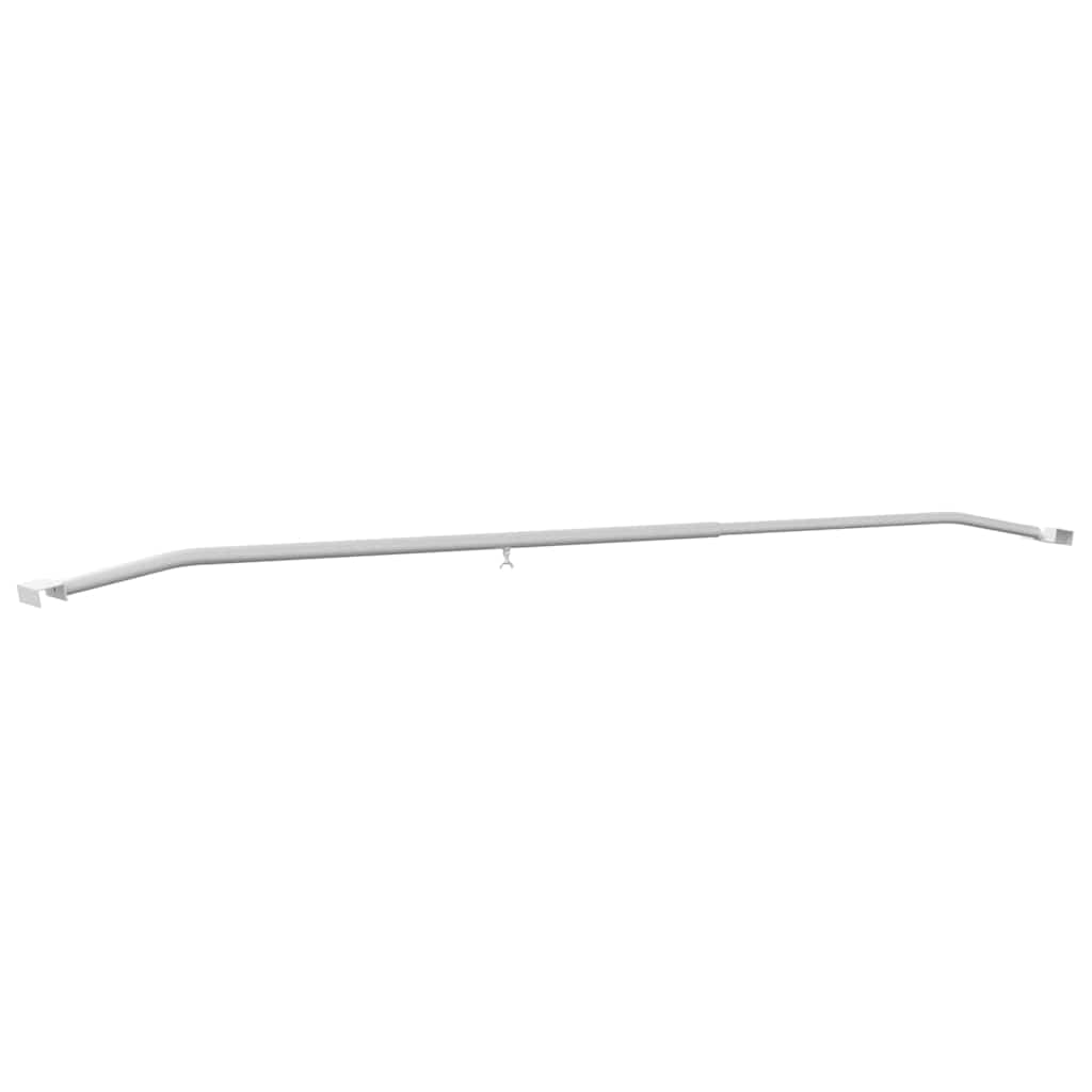 Kuka za platna za prikolice 2 pcs Srebrno 130-210 cm Aluminij