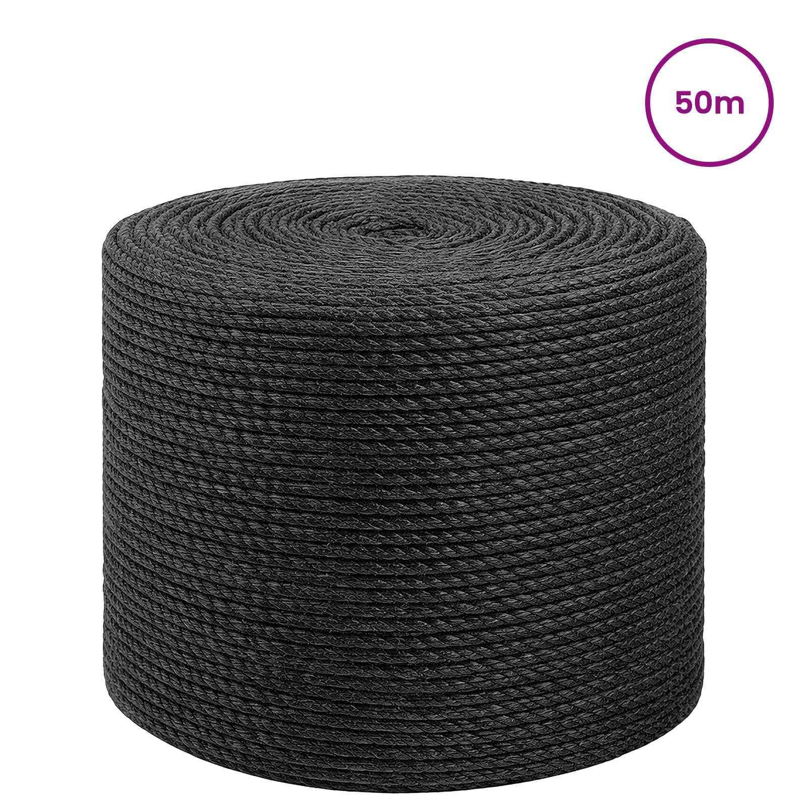 Uže od jute 8 Crna 100% Juta Tossa