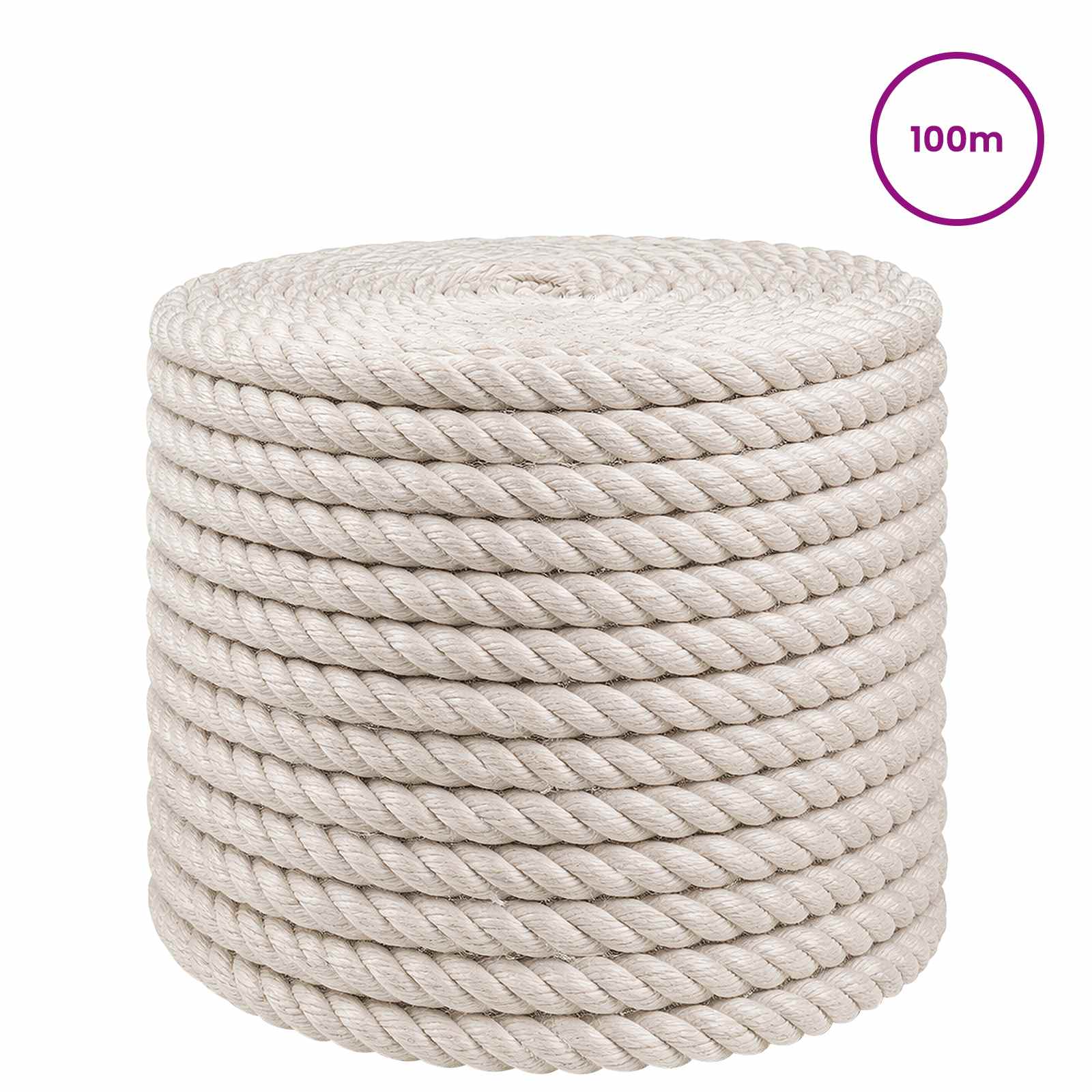 Uže od jute 10 Bijela 100% Juta Tossa