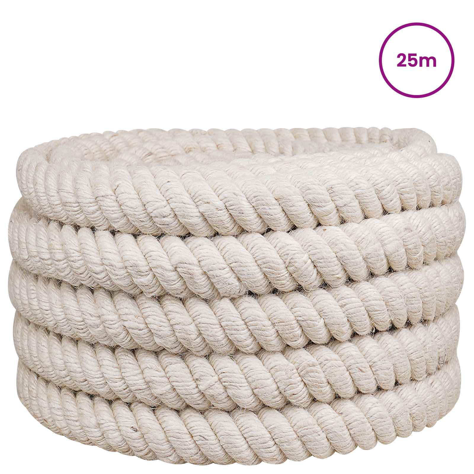 Uže od jute 40 Bijela 100% Juta Tossa
