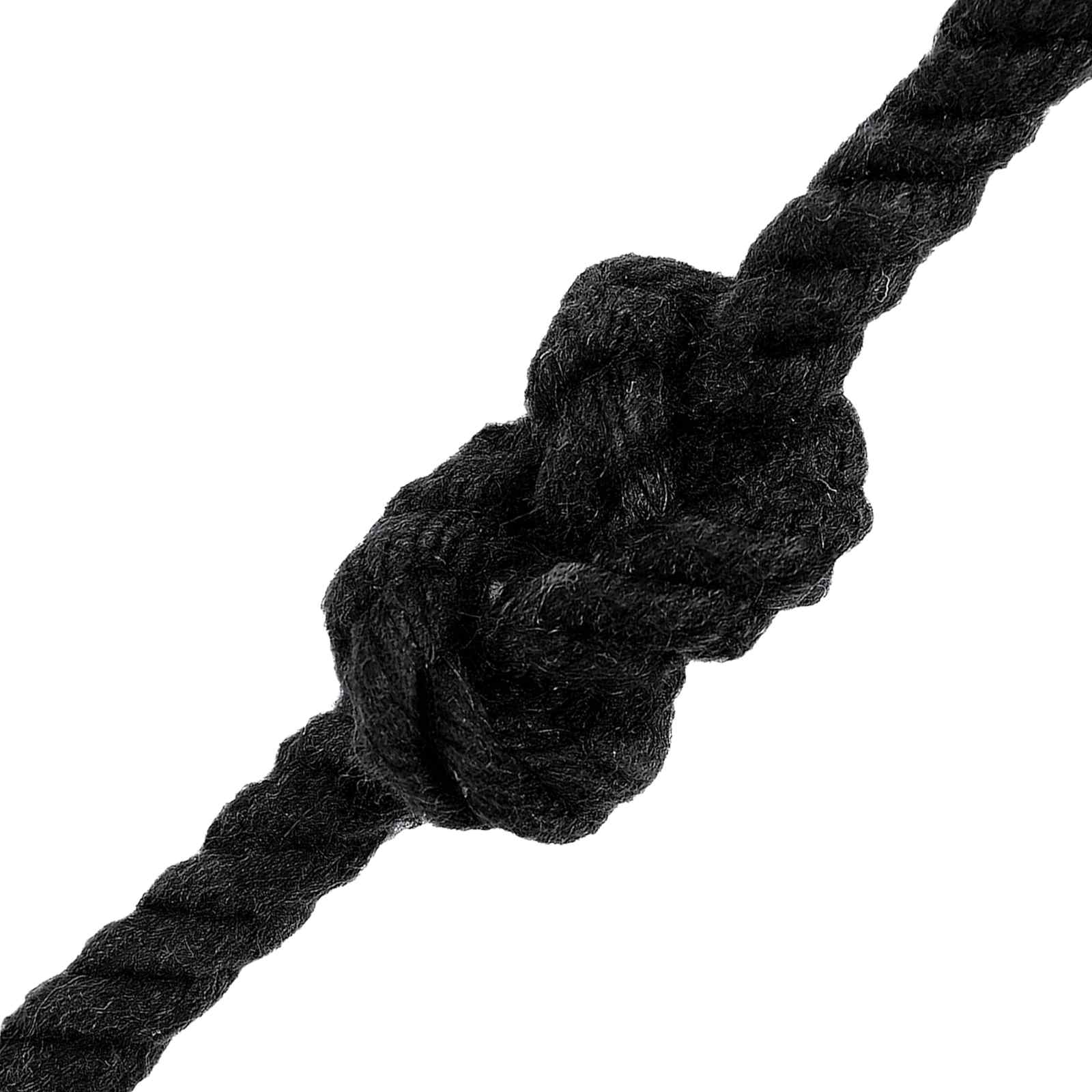 Konop Crna 0,6 x 0,6 x 25000 cm Pamuk
