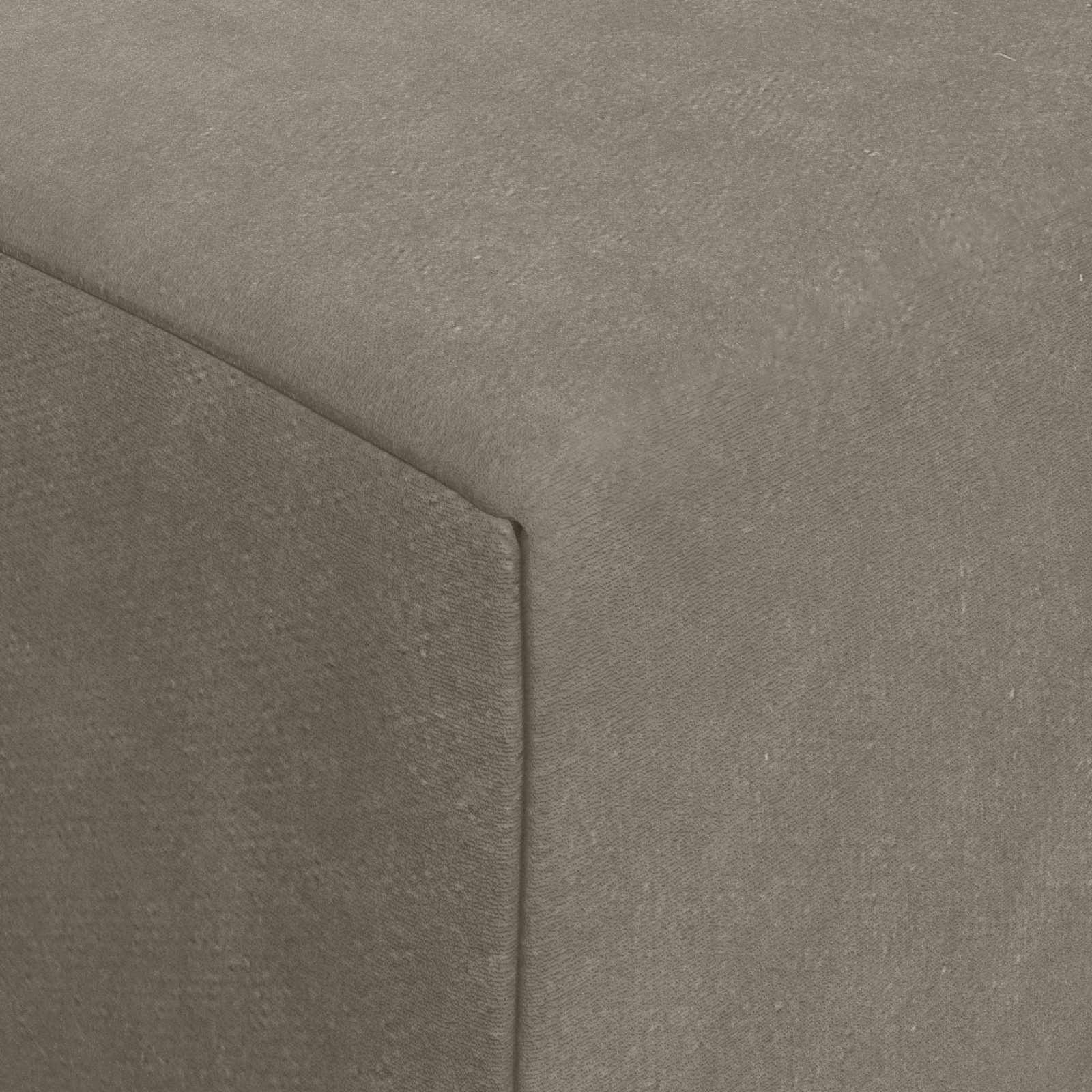 Sofa na razvlačenje Svjetlosiva 200 x 70 x 10 cm Baršun
