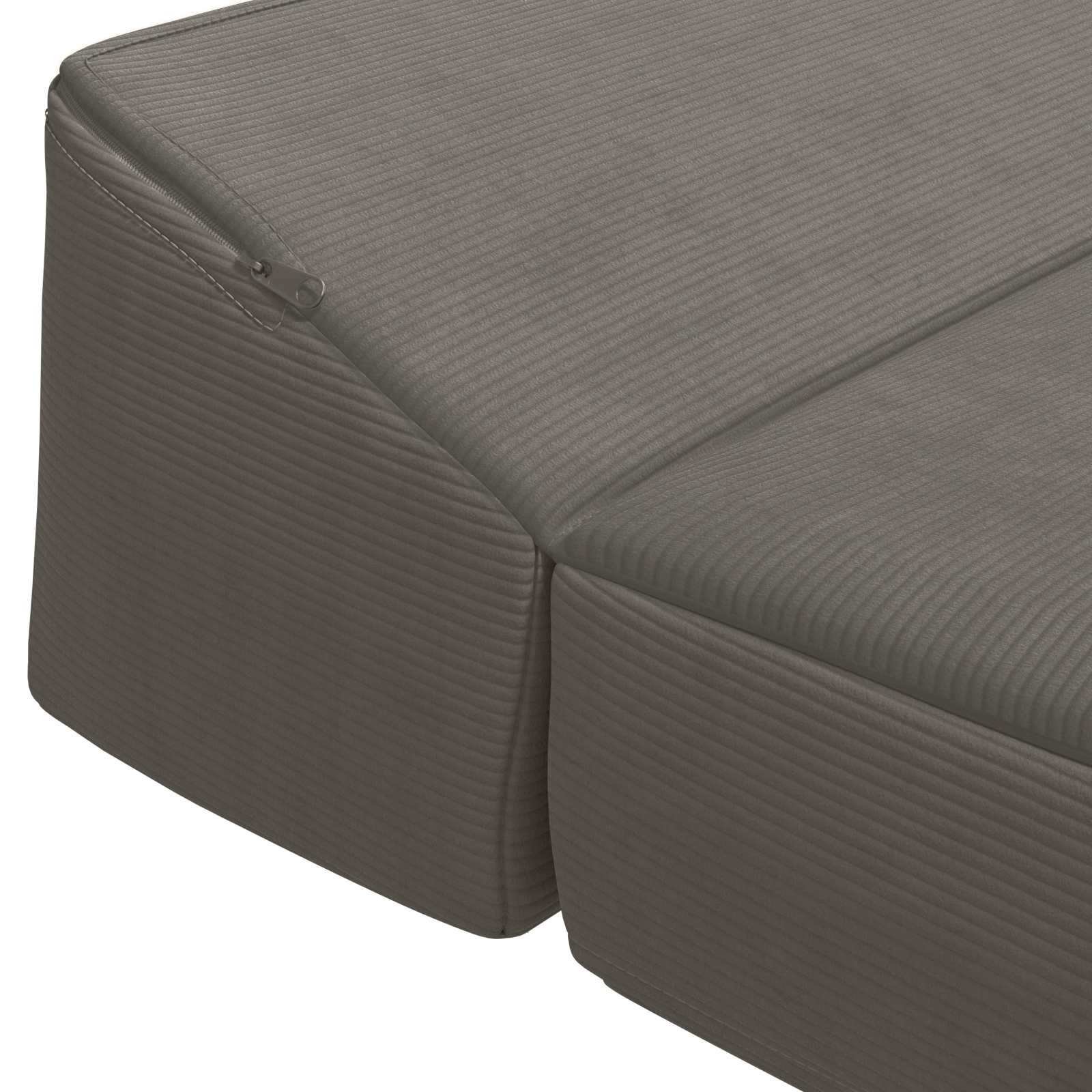 Sofa na razvlačenje Svjetlosiva 200 x 70 x 10 cm