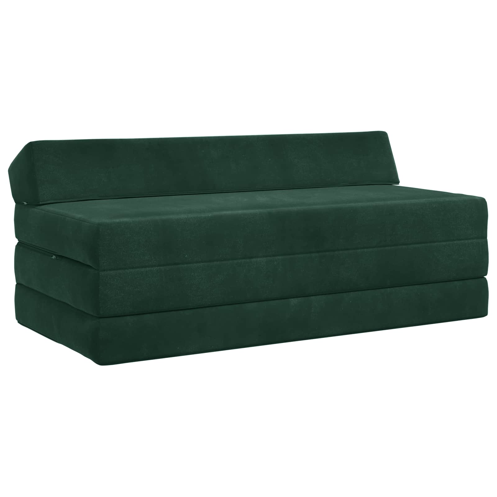 Sofa na razvlačenje Tamnozelena 120 x 60 x 49 cm Tkanina