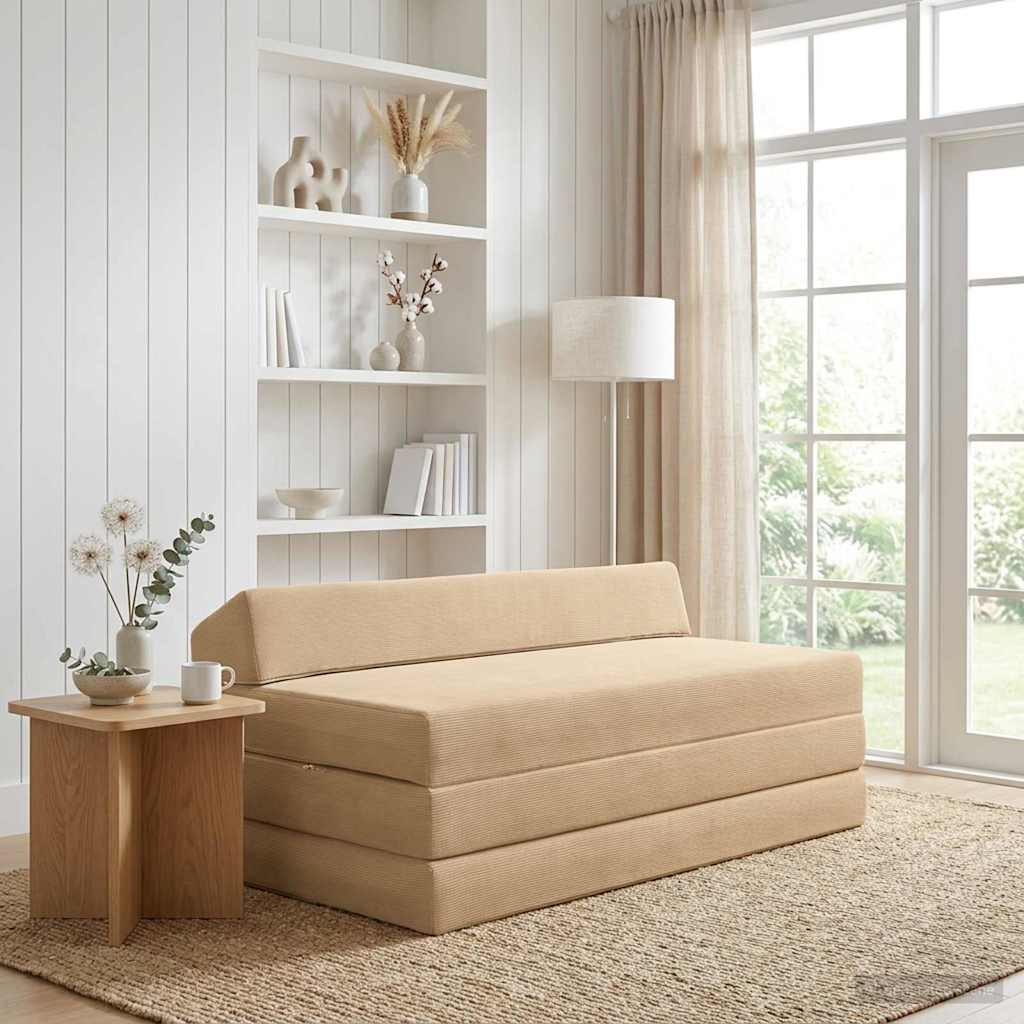 Sofa na razvlačenje Zelena Siva 120 x 60 x 49 cm Tkanina
