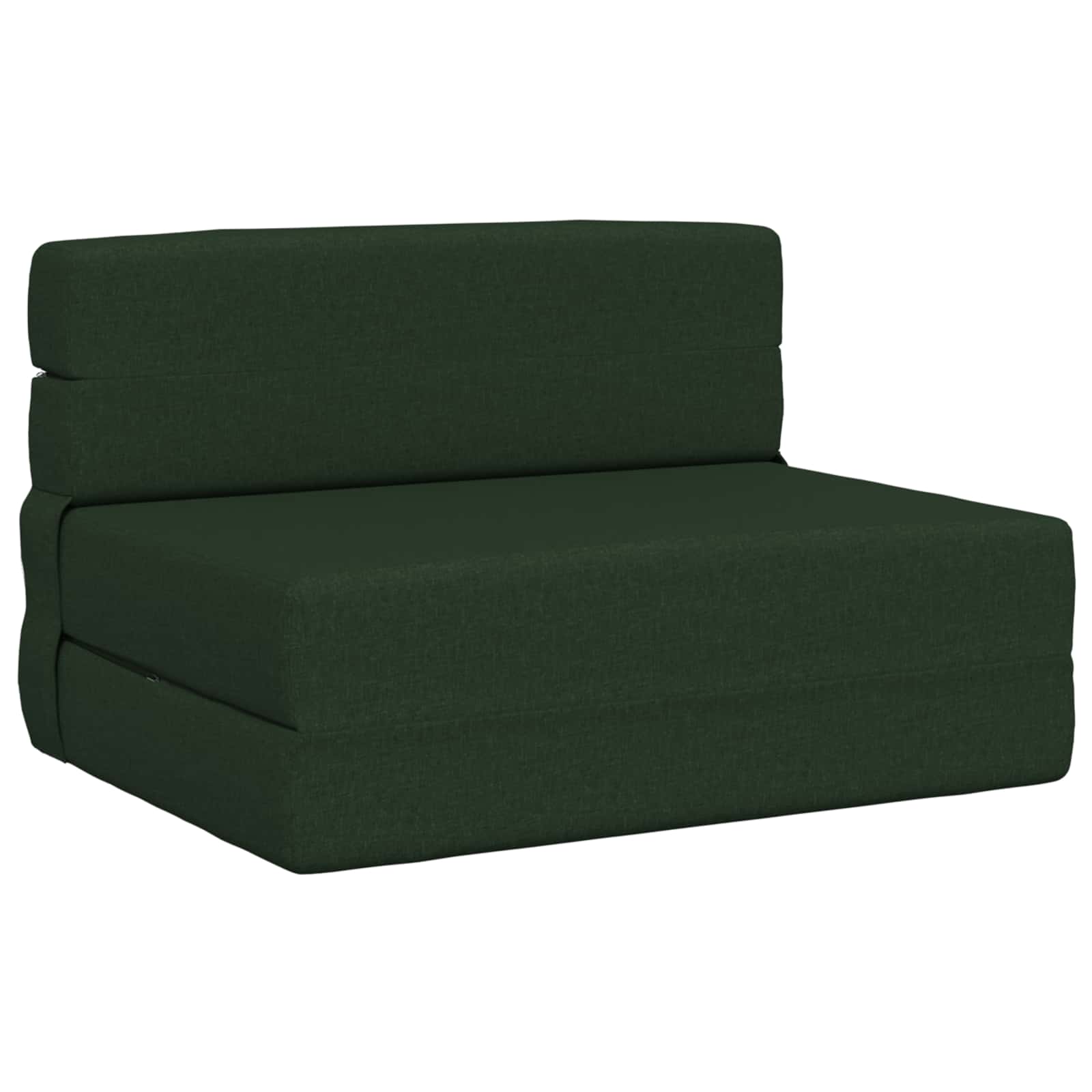 Sofa na razvlačenje Tamnozelena 70 x 72 x 60 cm Tkanina