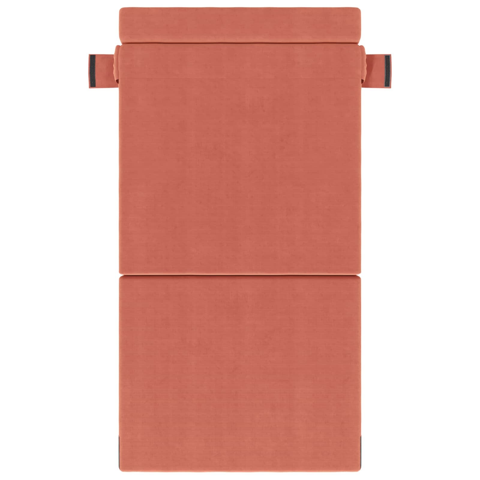 Sofa na razvlačenje Crvena narančasta 70 x 72 x 60 cm Tkanina