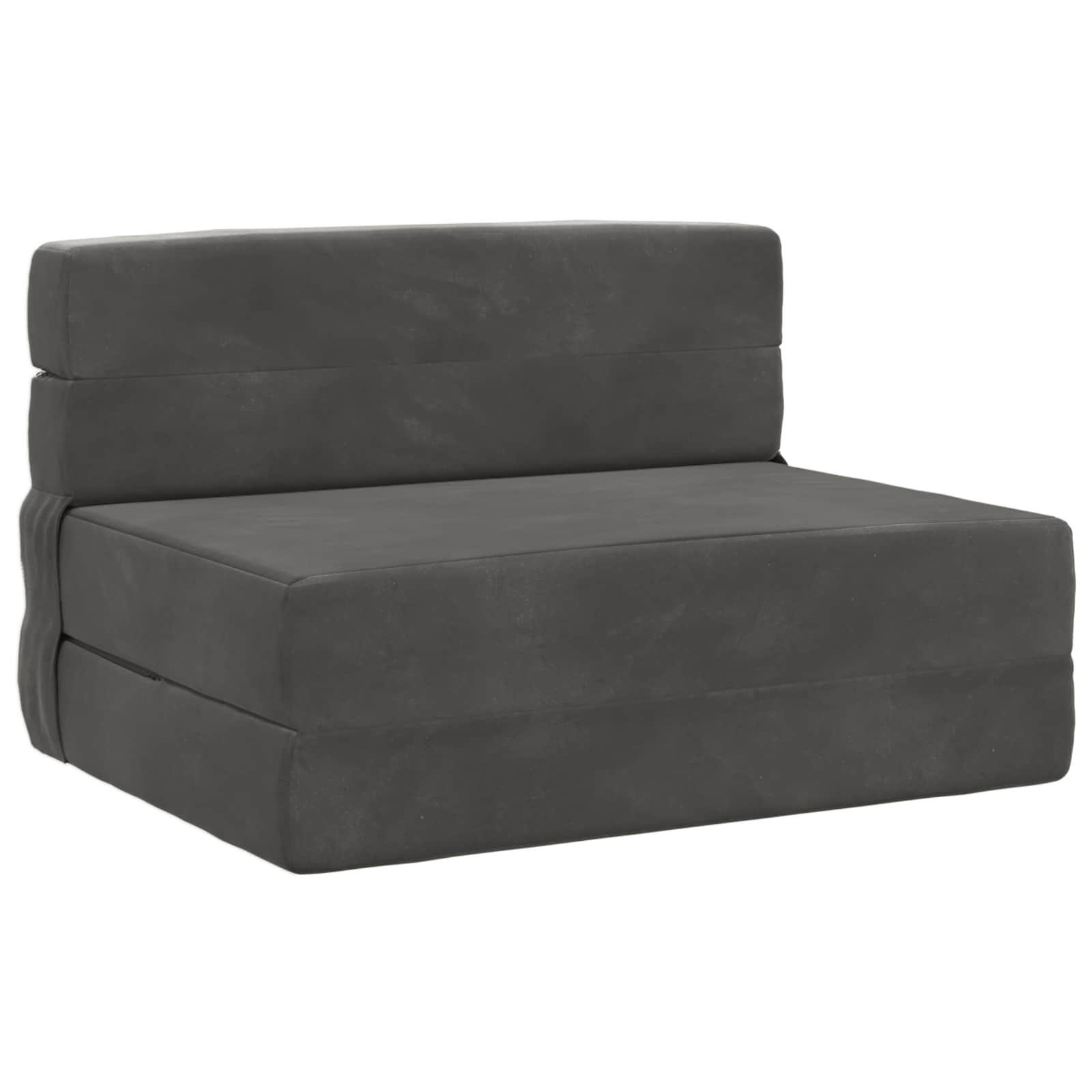Sofa na razvlačenje Tamnosiva 70 x 80 x 60 cm Tkanina