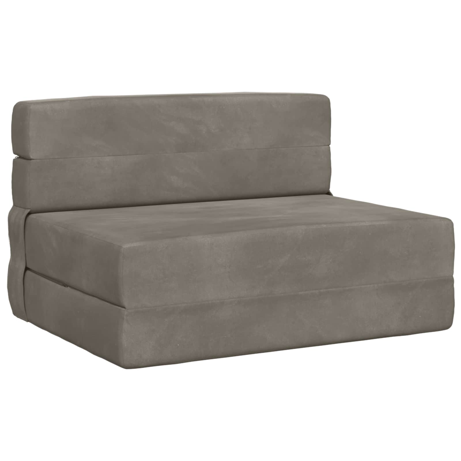 Sofa na razvlačenje Svjetlosiva 100 x 80 x 60 cm Tkanina