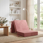 Sofa na razvlačenje 75 x 67 x 45 cm Ružičasta
