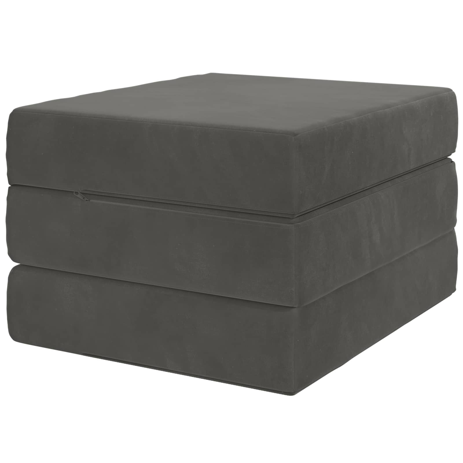 Sofa na razvlačenje 75 x 67 x 45 cm Tamnosiva