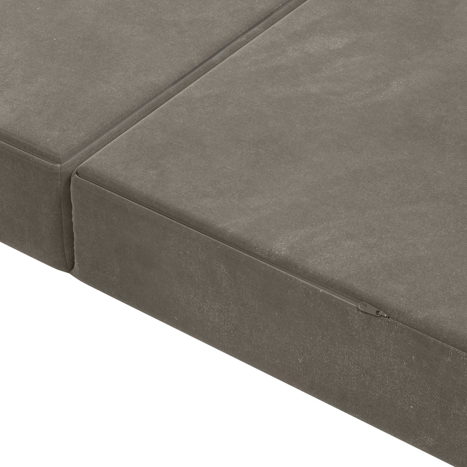 Sofa na razvlačenje 80 x 67 x 45 cm Svjetlosiva