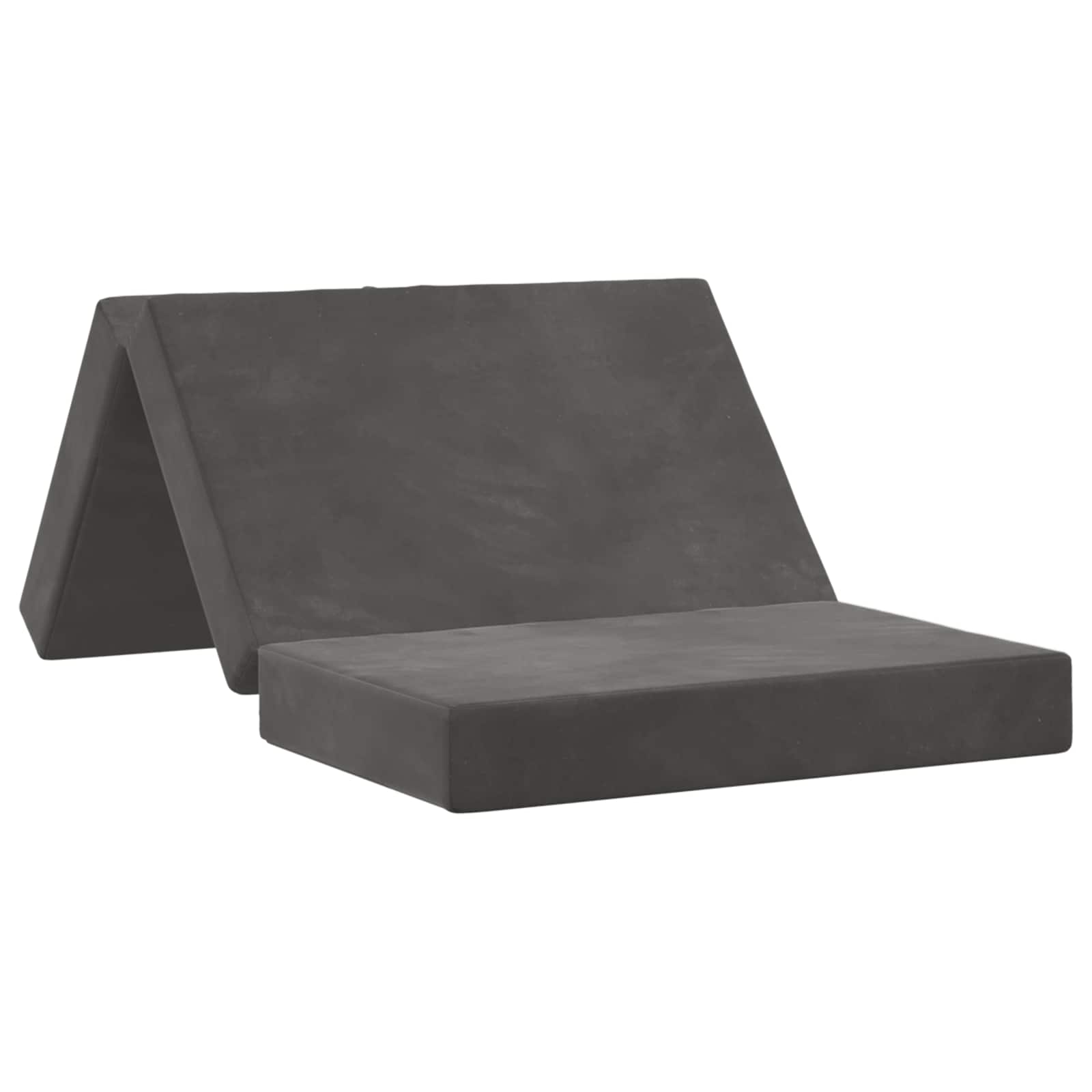 Sofa na razvlačenje 80 x 67 x 45 cm Tamnosiva