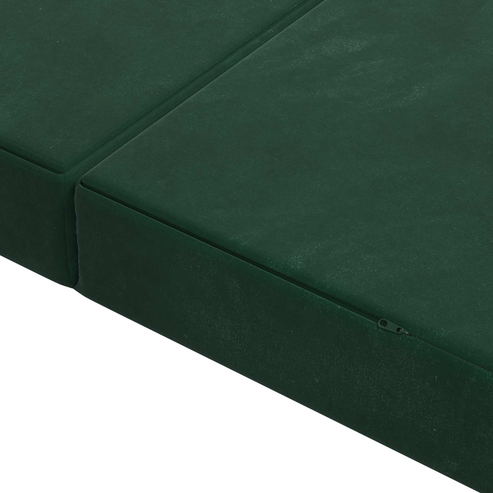 Sofa na razvlačenje 80 x 67 x 45 cm Tamnozelena