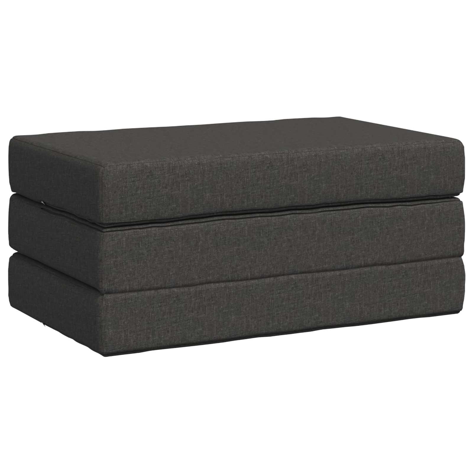 Sofa na razvlačenje 100 x 67 x 45 cm Tamnosiva