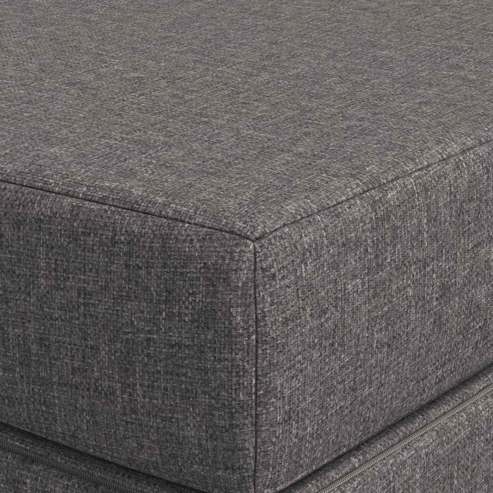 Sofa na razvlačenje 140 x 67 x 45 cm Svjetlosiva