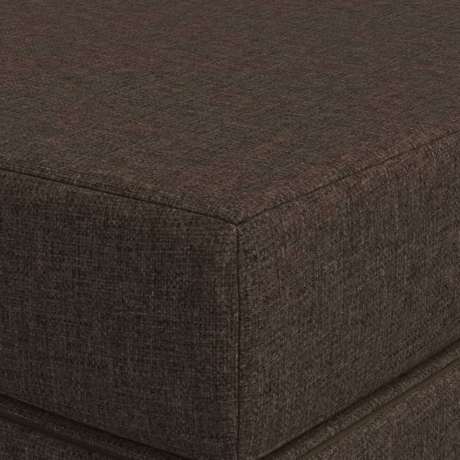 Sofa na razvlačenje 140 x 67 x 45 cm Sivosmeđa
