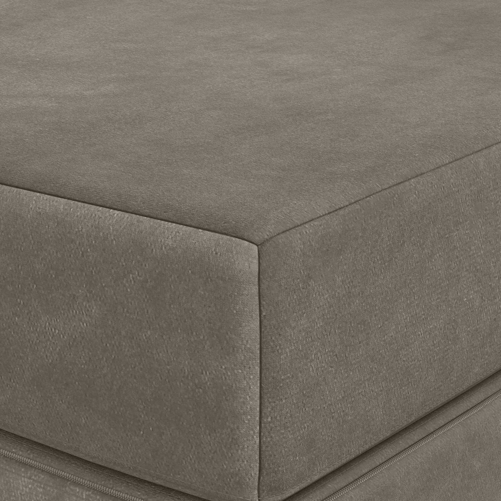 Sofa na razvlačenje 140 x 67 x 45 cm Svjetlosiva