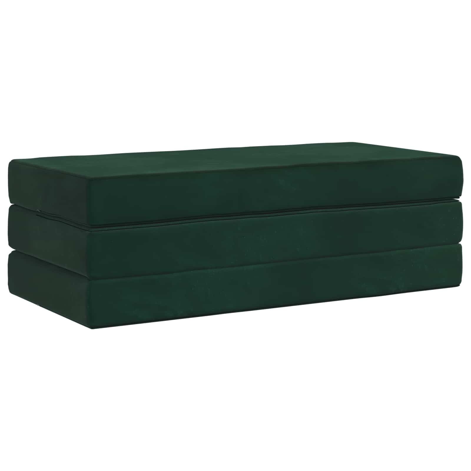 Sofa na razvlačenje 140 x 67 x 45 cm Tamnozelena