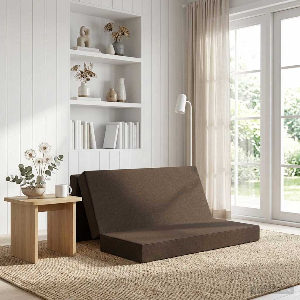 Sofa na razvlačenje 200 x 67 x 45 cm Sivosmeđa