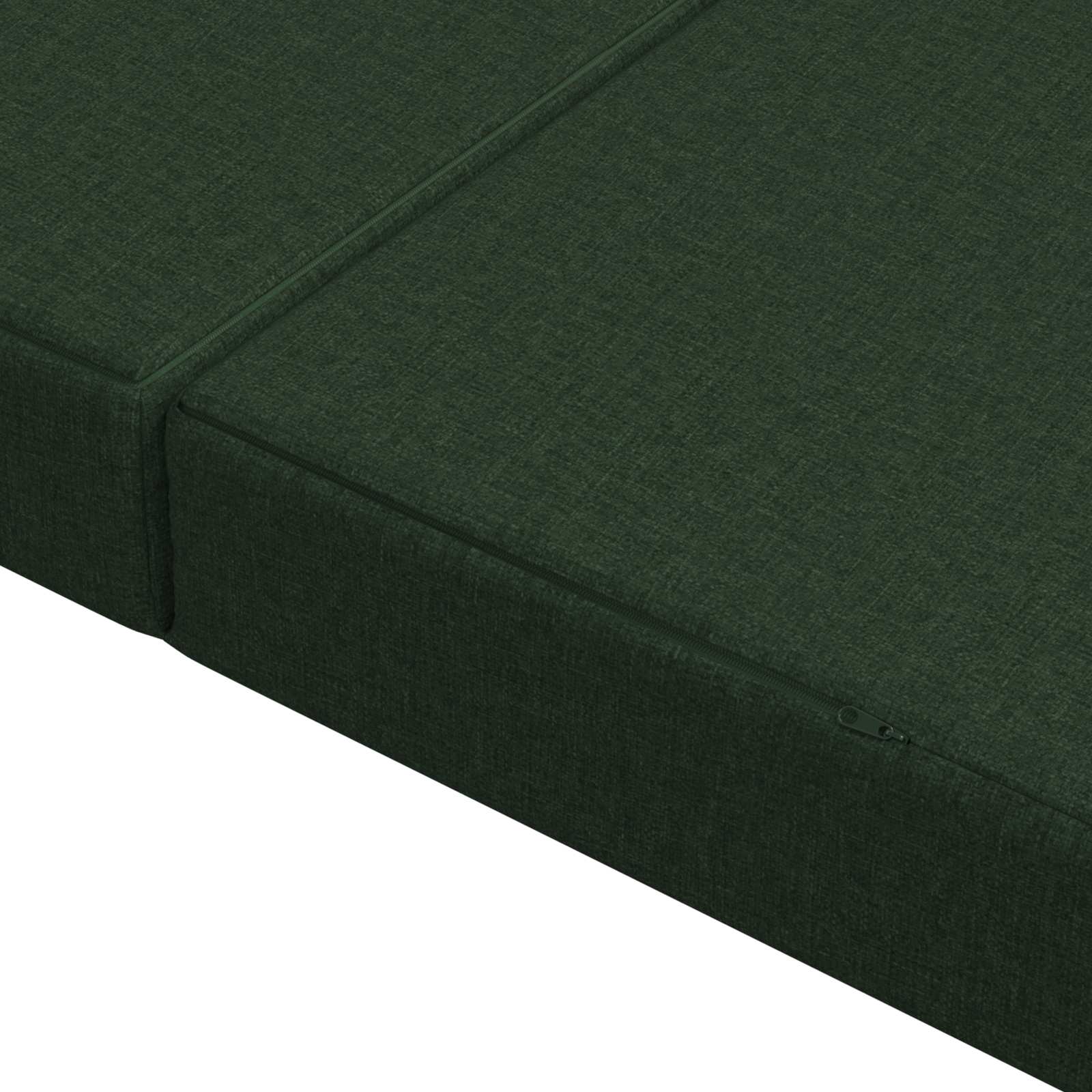 Sofa na razvlačenje 200 x 67 x 45 cm Tamnozelena