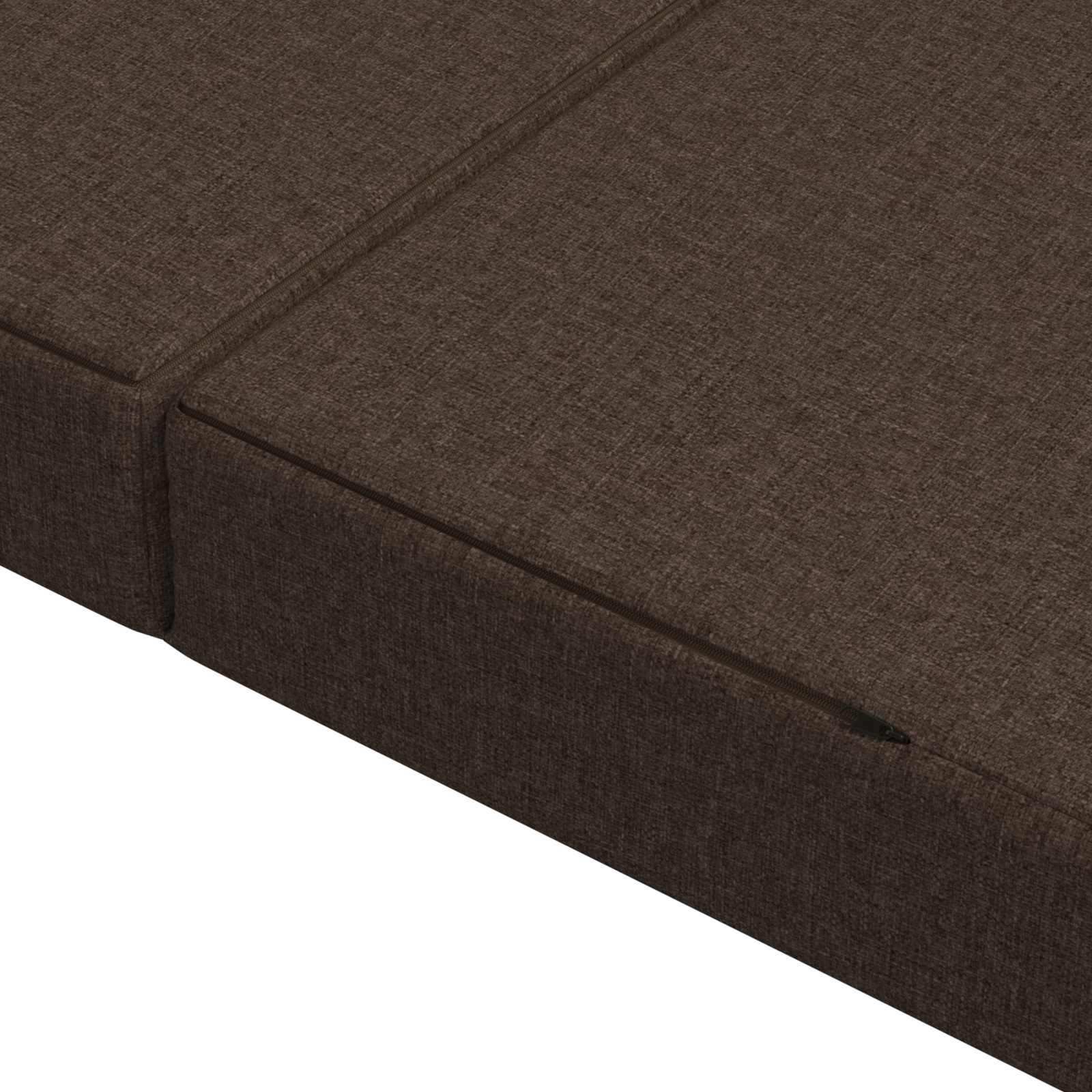 Sofa na razvlačenje 200 x 67 x 45 cm Sivosmeđa