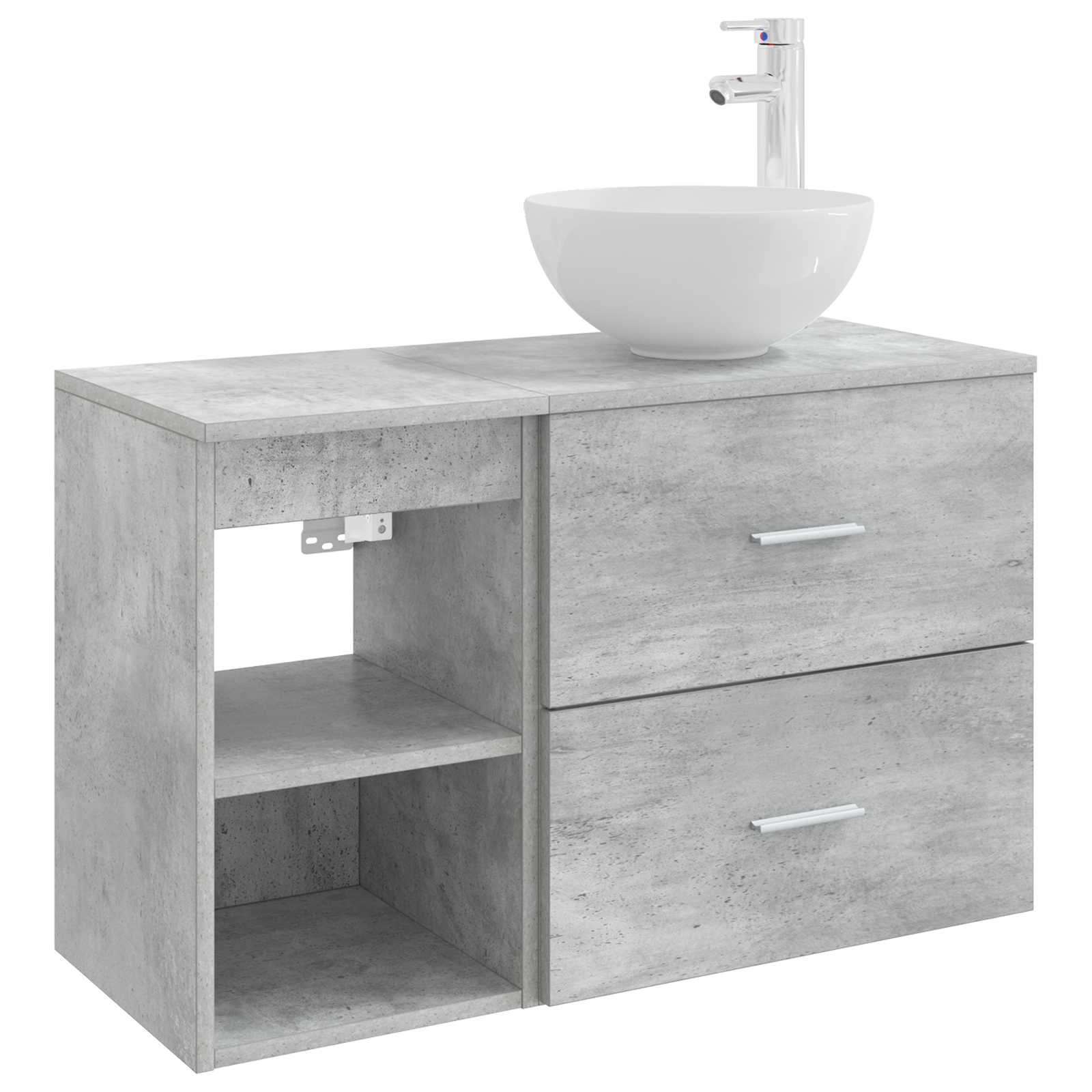 Set namještaja za kupaonicu 2 pcs Betonska siva