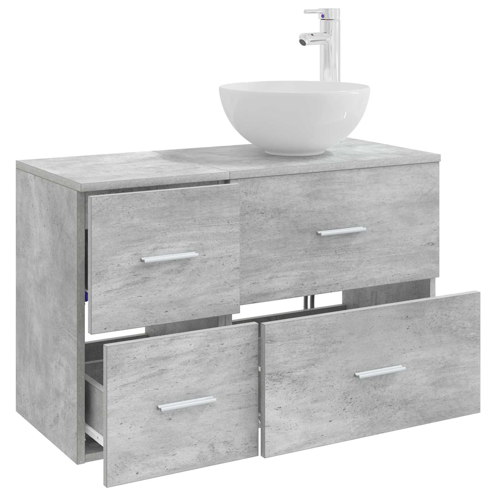 Set namještaja za kupaonicu 2 pcs Betonska siva