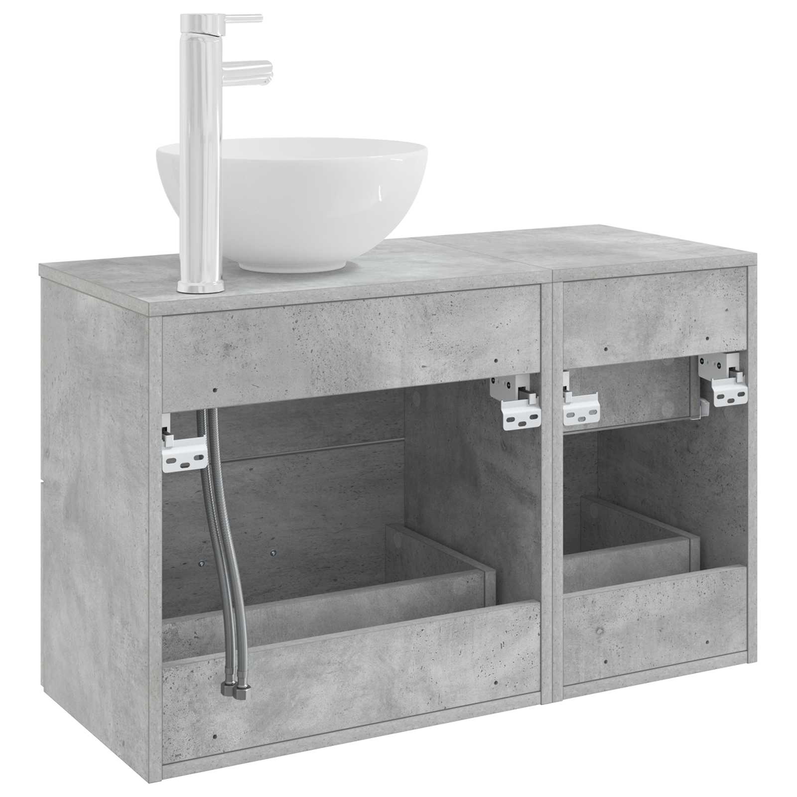 Set namještaja za kupaonicu 2 pcs Betonska siva