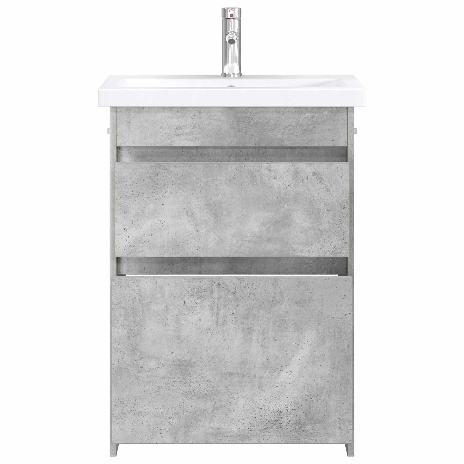 Set namještaja za kupaonicu Betonska siva 61 x 40 x 84,5 cm