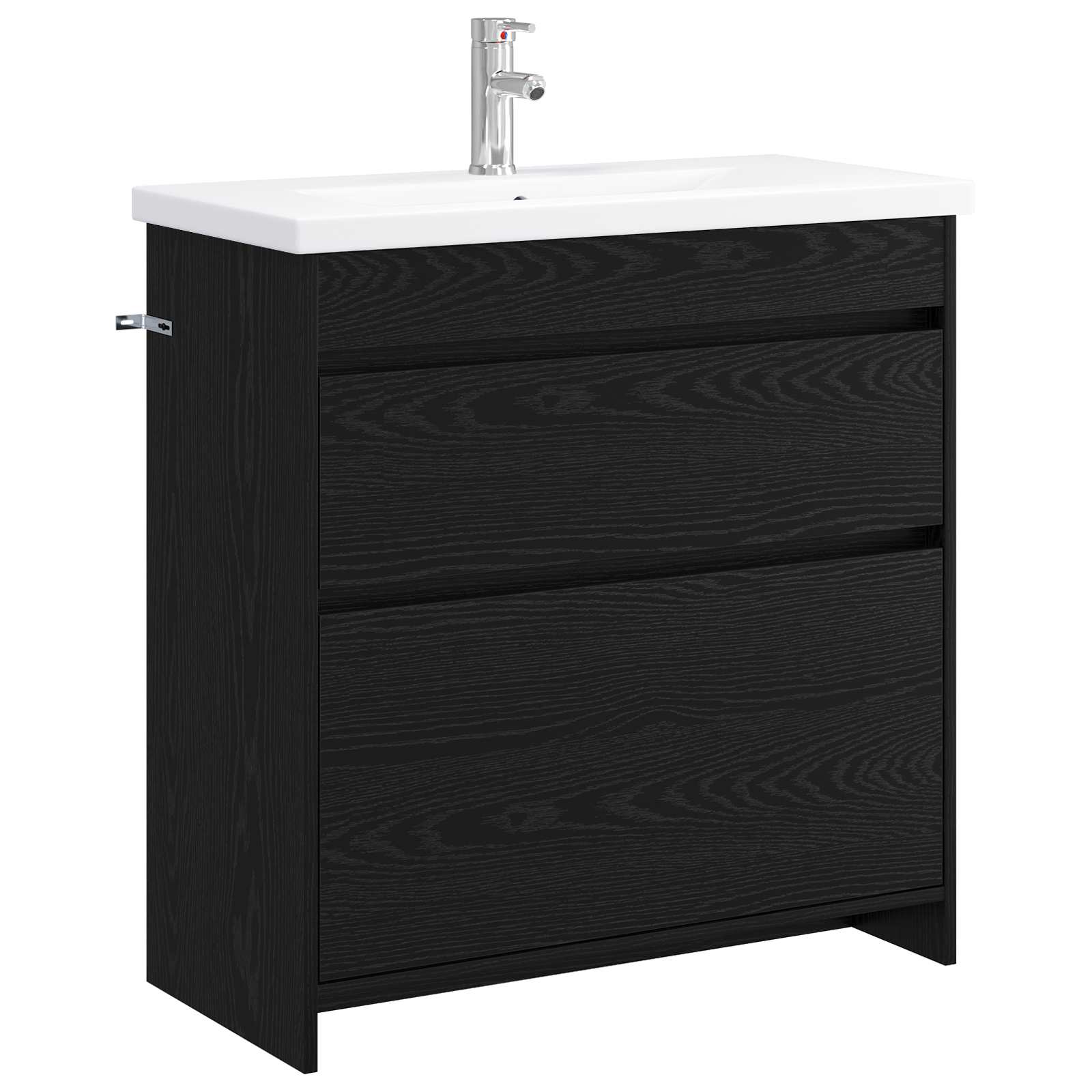 Set namještaja za kupaonicu Crni hrast 81 x 40 x 84,5 cm