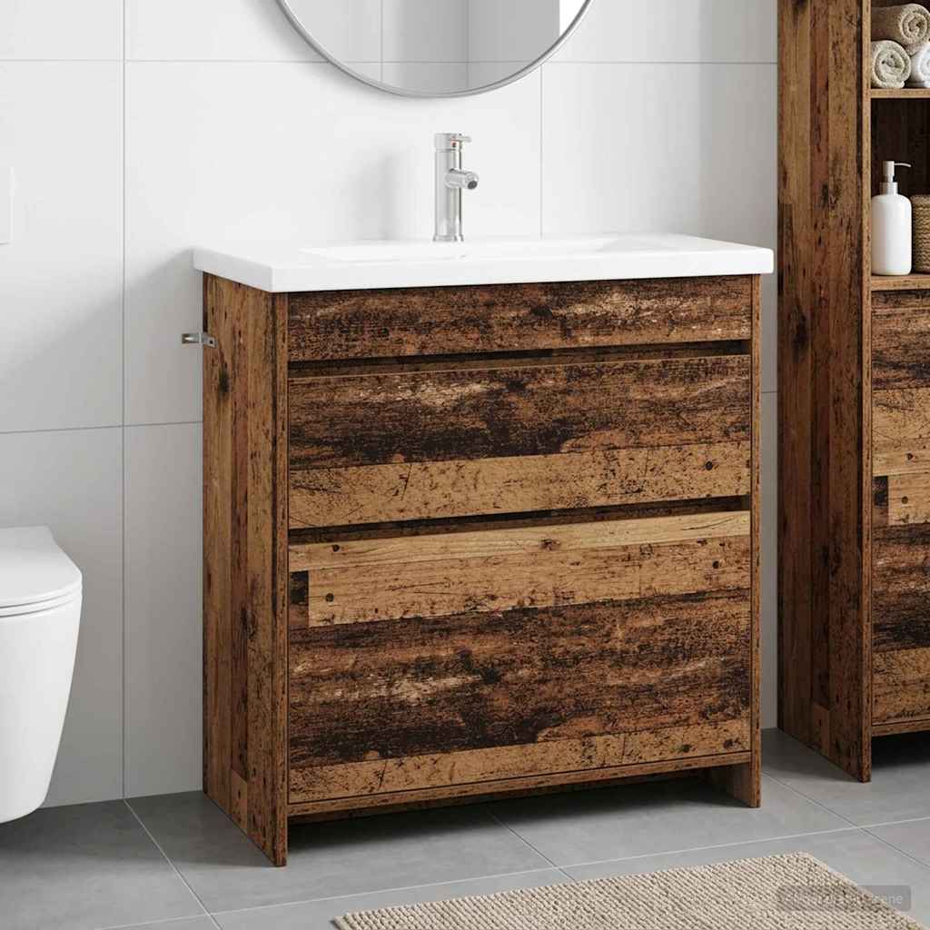 Set namještaja za kupaonicu Staro drvo 81 x 40 x 84,5 cm