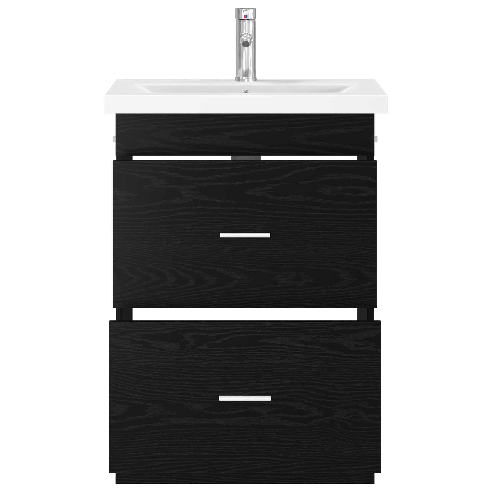 Set namještaja za kupaonicu Crni hrast 61 x 40 x 84,5 cm