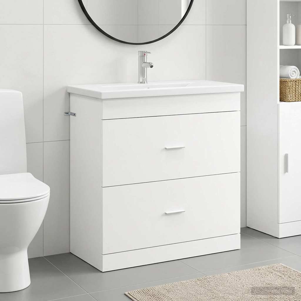 Set namještaja za kupaonicu Bijela 81 x 40 x 84,5 cm