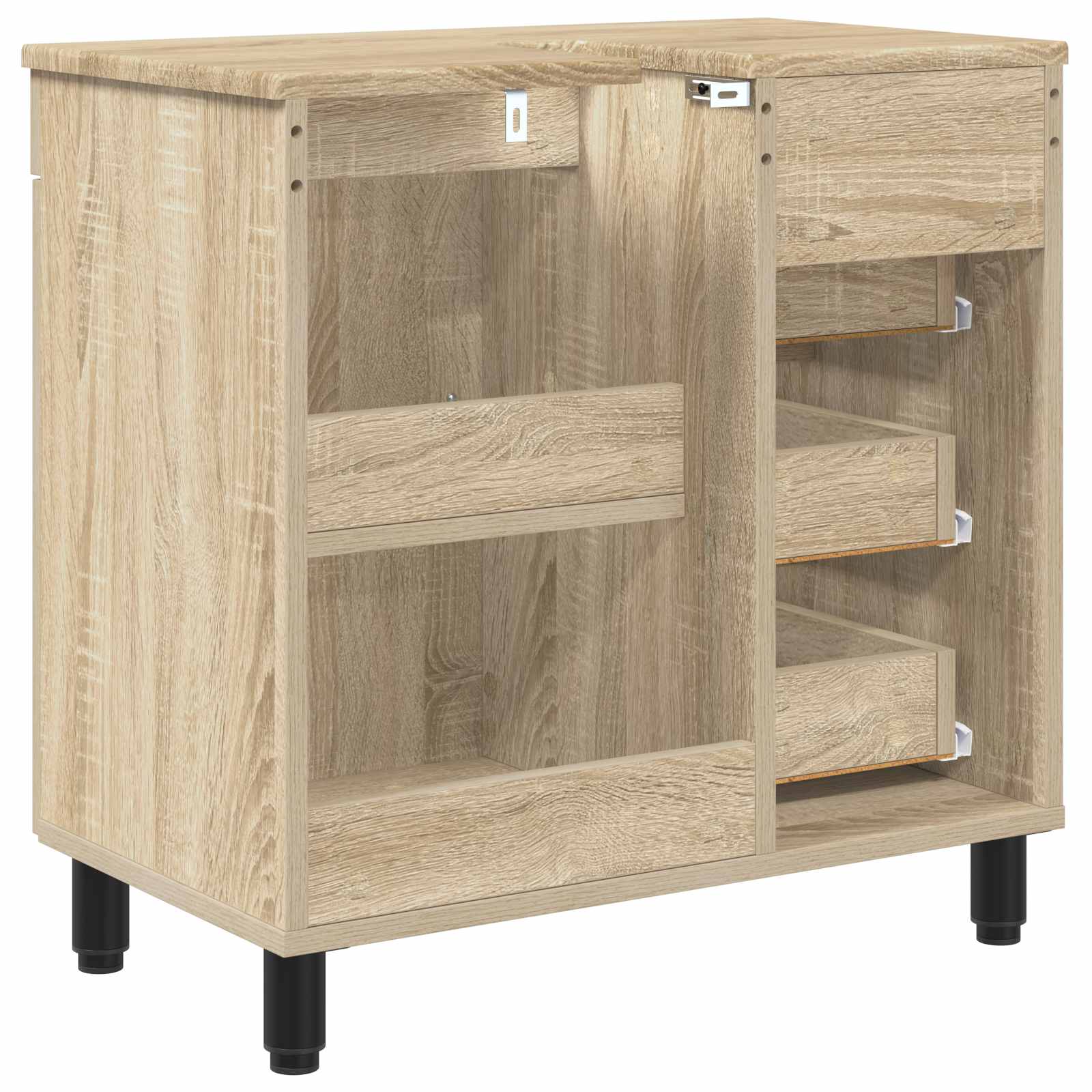 Toaletna jedinica Hrast sonoma 60 x 35 x 60 cm