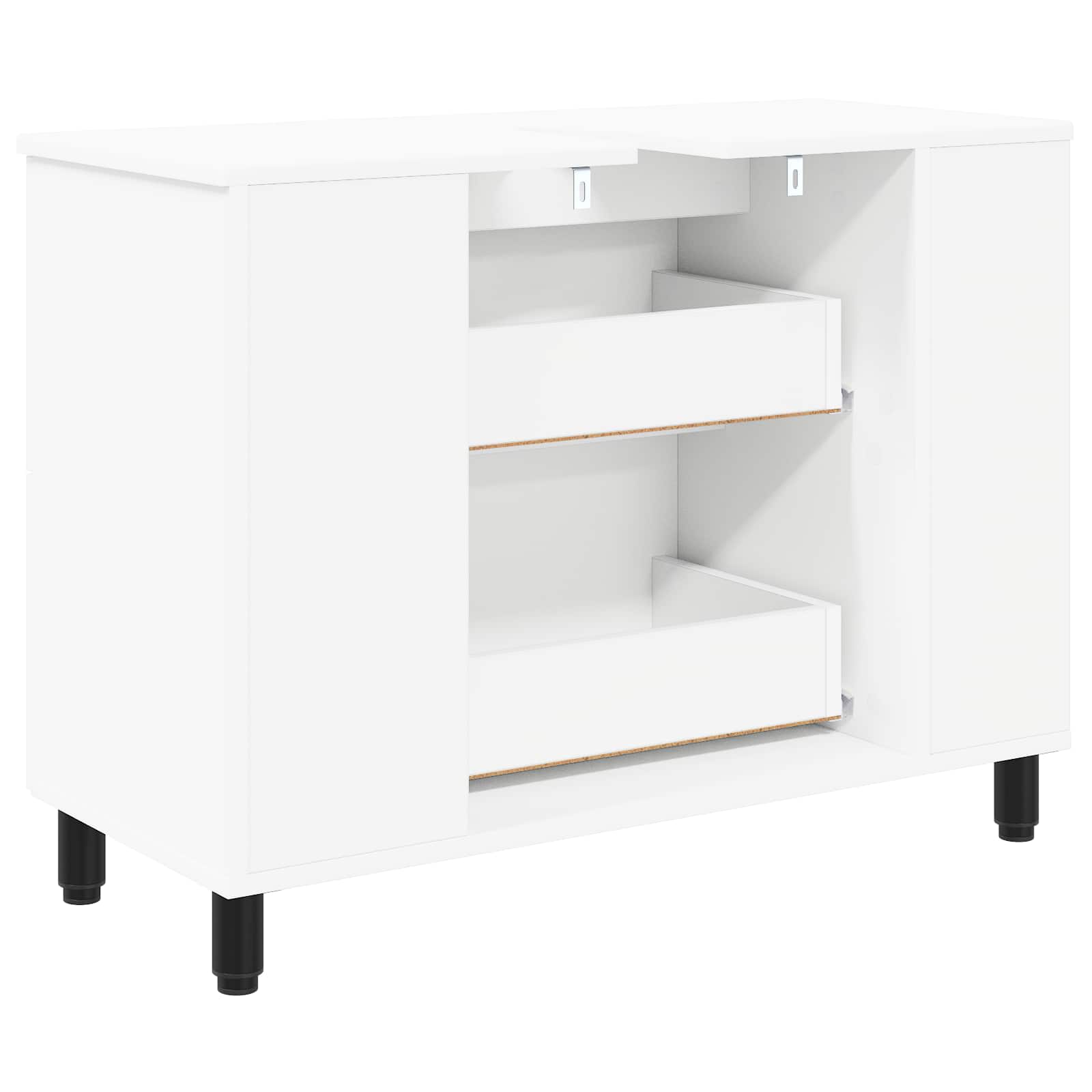 Toaletna jedinica Bijela 80 x 35 x 60 cm Konstruirano drvo