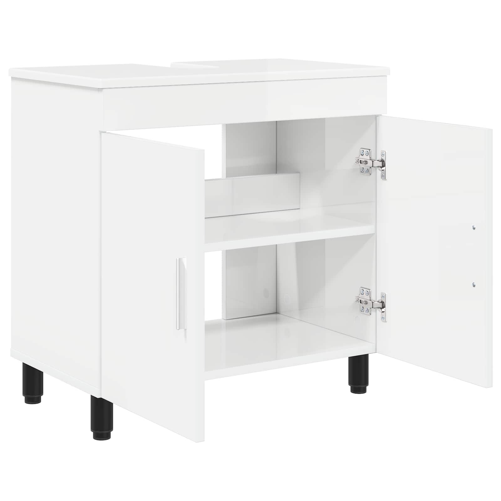Toaletna jedinica Bijela visokog sjaja 60 x 35 x 60 cm
