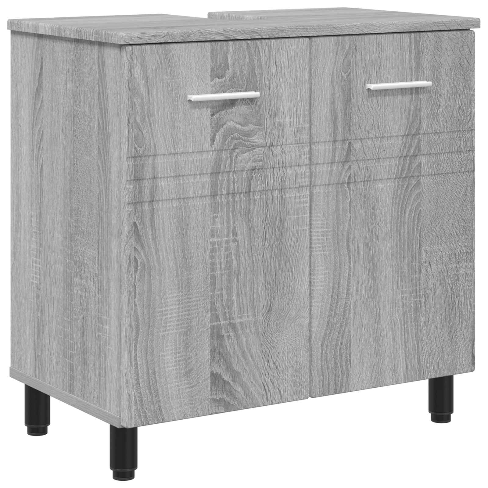 Toaletna jedinica Siva Sonoma 60 x 35 x 60 cm Konstruirano drvo