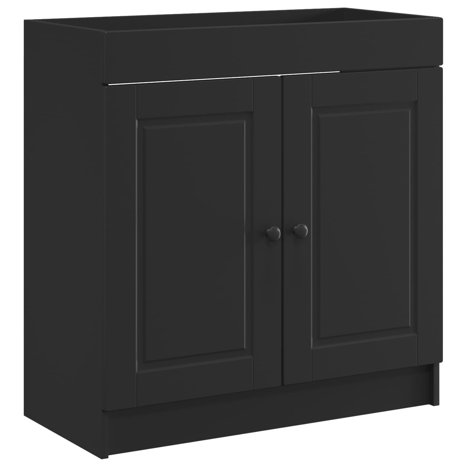 Ormarić ispod umivaonika Crna 78,5 x 37,5 x 81 cm