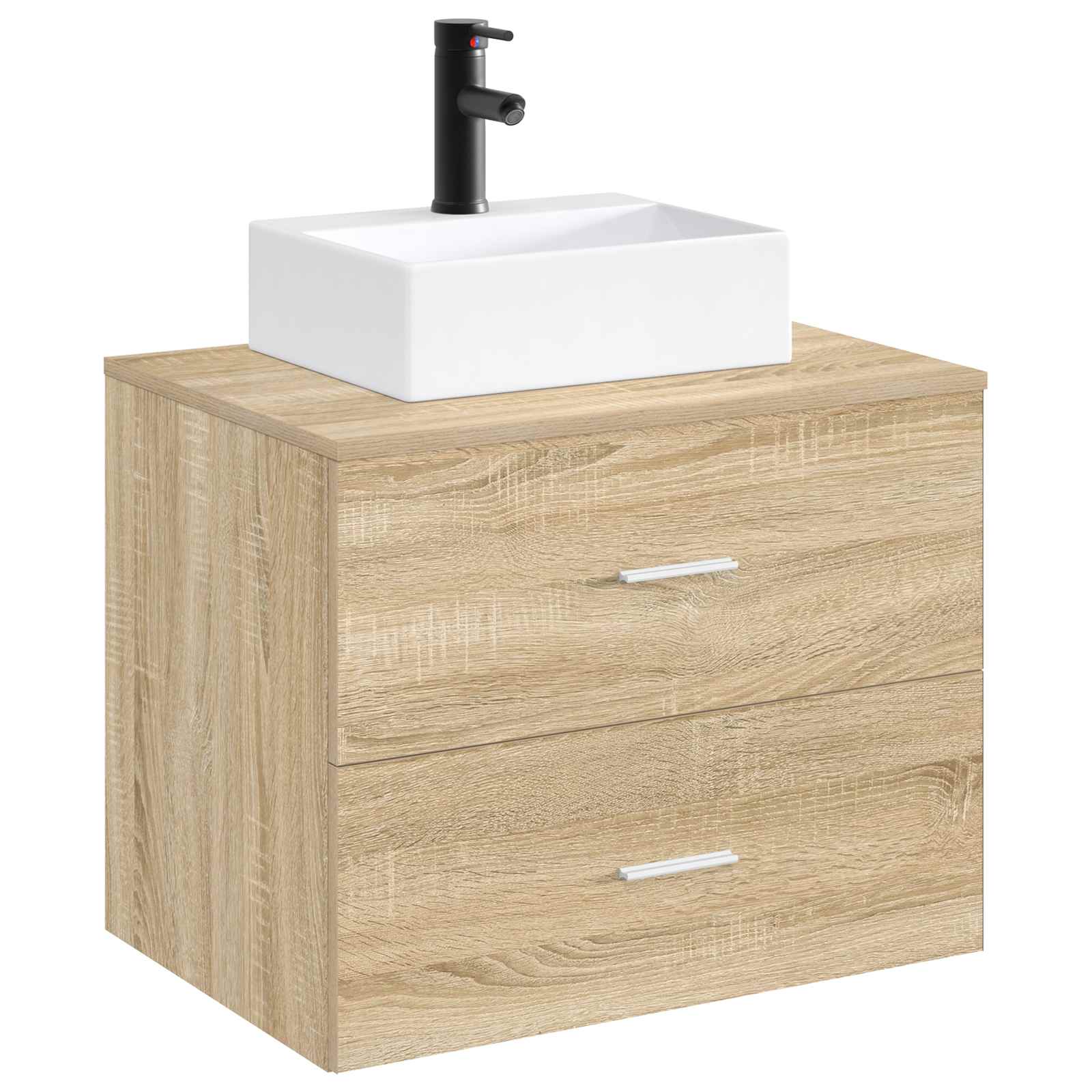 Umivaonik za kupaonicu Mat Crna 39 x 30,5 x 12,5 cm Metal