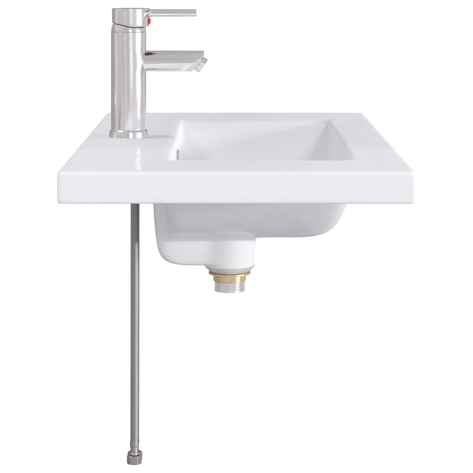 Umivaonik za kupaonicu Krom 81 x 40 x 17,5 cm Metal