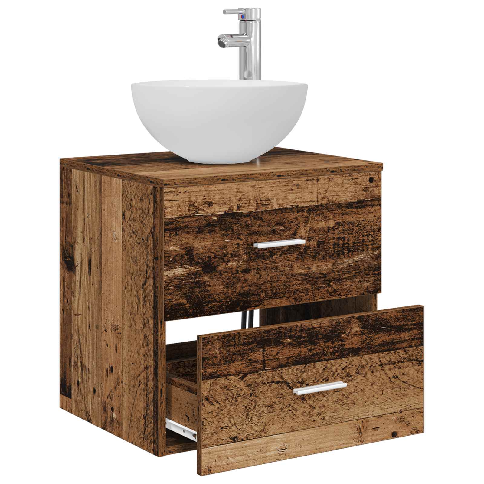 Umivaonik s policom Staro drvo 49,5 x 41 x 64,5 cm