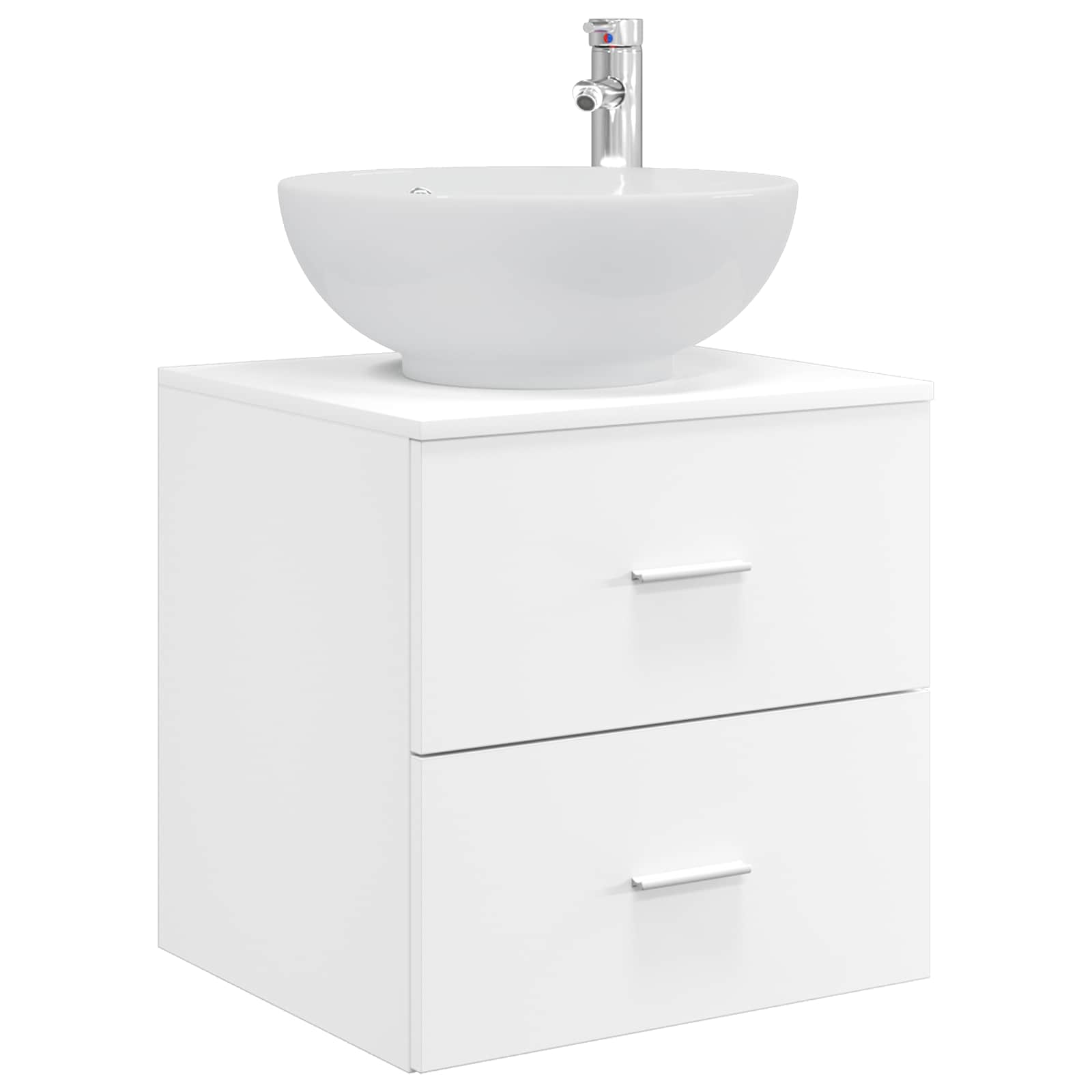 Umivaonik s policom Bijela 49,5 x 44,5 x 66,5 cm