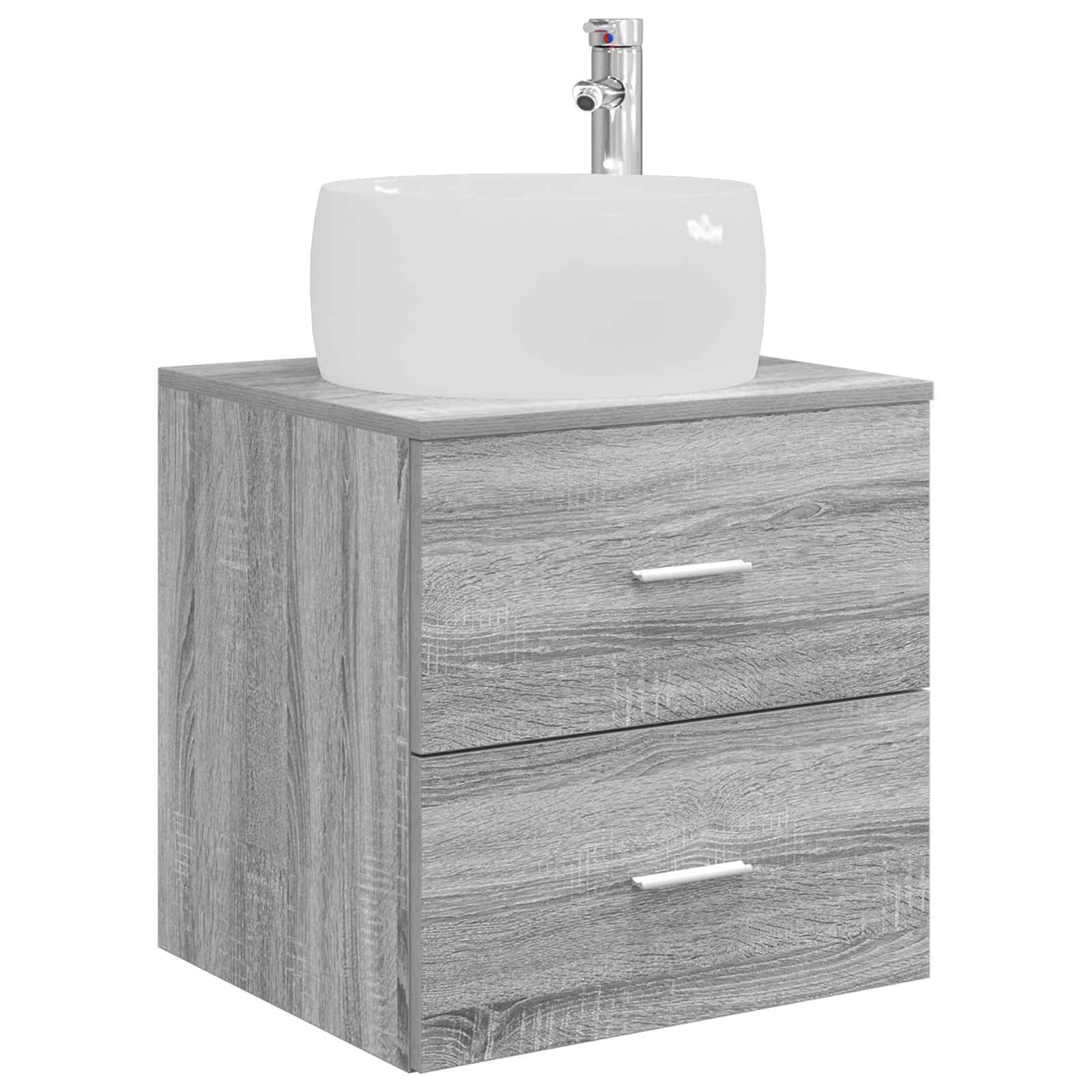 Umivaonik s policom Siva Sonoma 49,5 x 44,5 x 66 cm