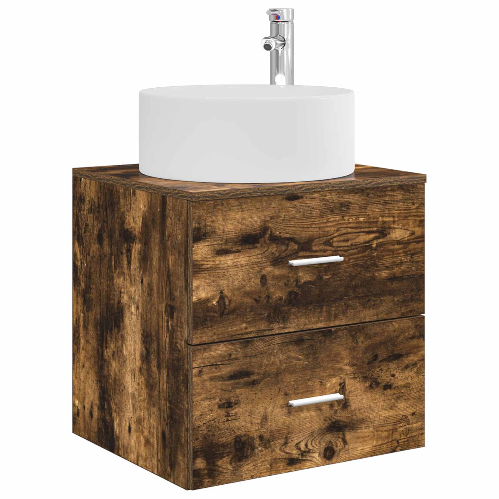 Umivaonik s policom Dimljeni hrast 49,5 x 44,5 x 65,5 cm